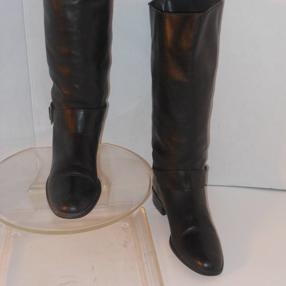 unisa black knee high boots